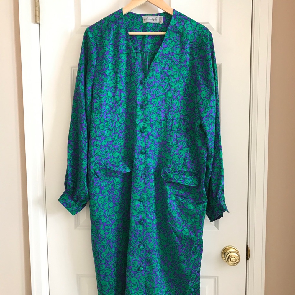 Silk Adriana Papell Dress